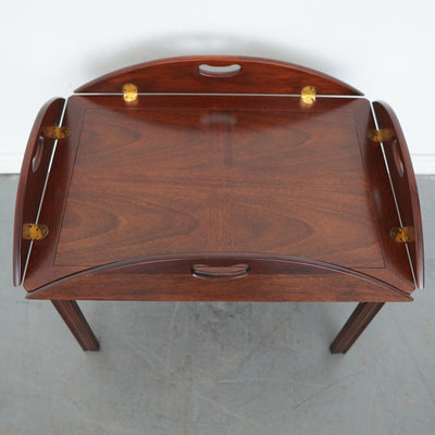Vintage Baker Furniture Mahogany Butler’s Tray Coffee Table