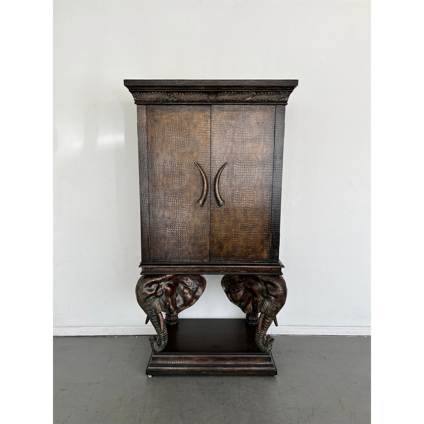 Vintage Safari Wine Cabinet