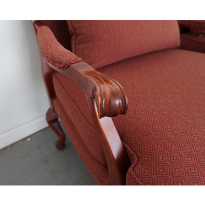 Vintage Bassett French Provincial Lounge Chairs & Ottomans (Set of 4)