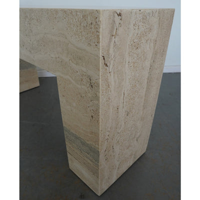 Banana Republic Home Brooklyn Travertine Console