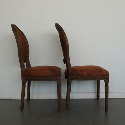 RH Vintage French Round Dining Chairs (Set of 6)