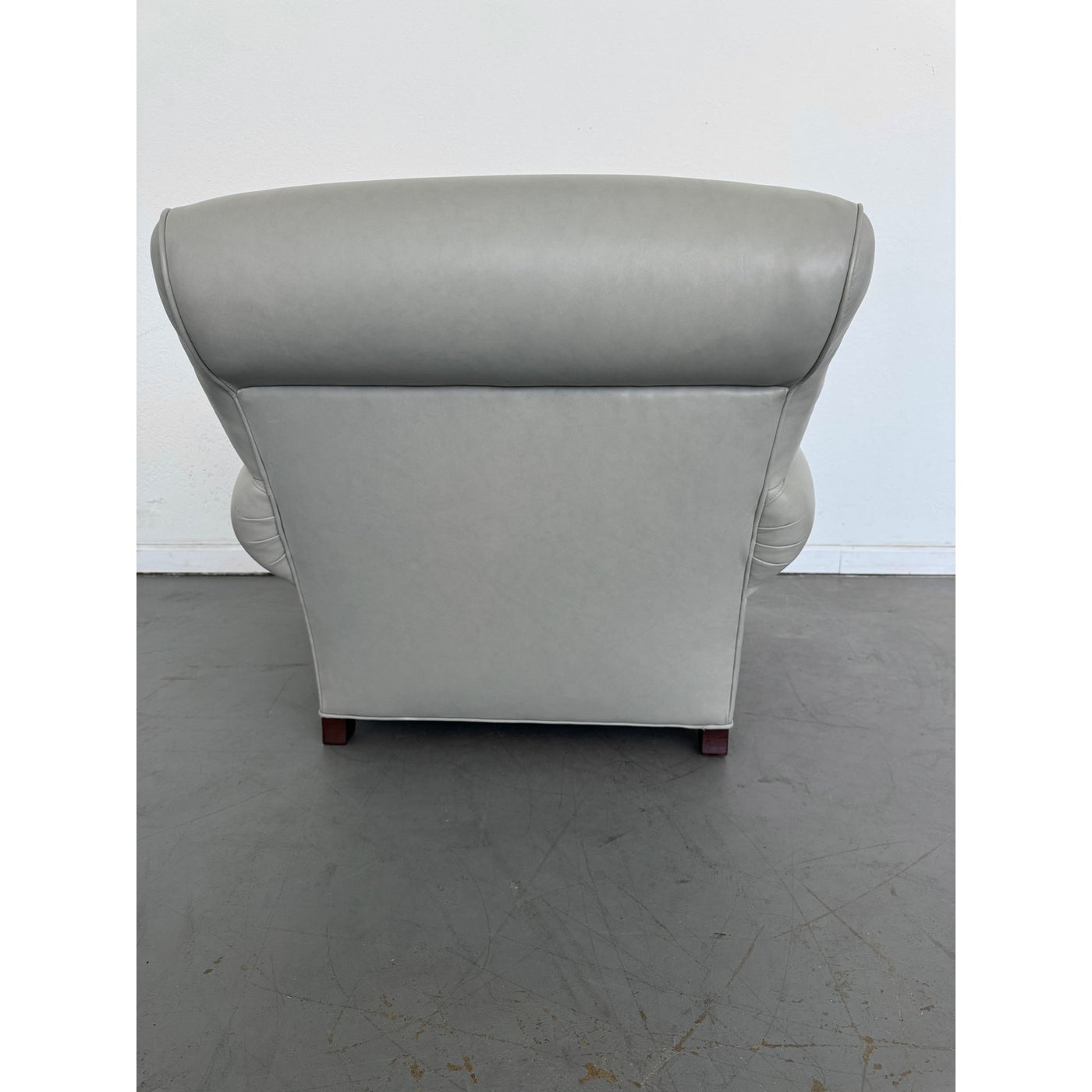 Pottery Barn Manhattan Roll Arm Leather Chair