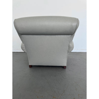 Pottery Barn Manhattan Roll Arm Leather Chair