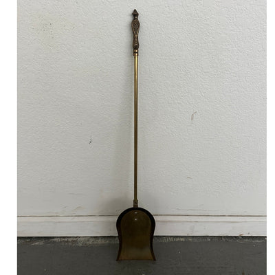 Vintage Brass Fireplace Tool Set & 4-Panel Screen (Set of 2)