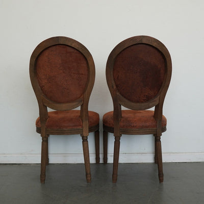 RH Vintage French Round Dining Chairs (Set of 6)