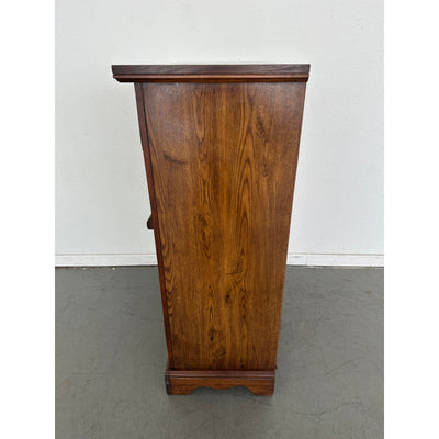 Vintage Broyhill Lenoir House 5-Drawer Oak Dresser