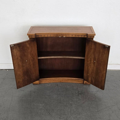 Vintage Drexel Triune Demilune Cabinet