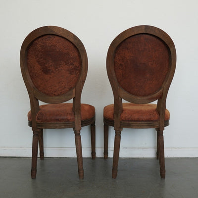 RH Vintage French Round Dining Chairs (Set of 6)