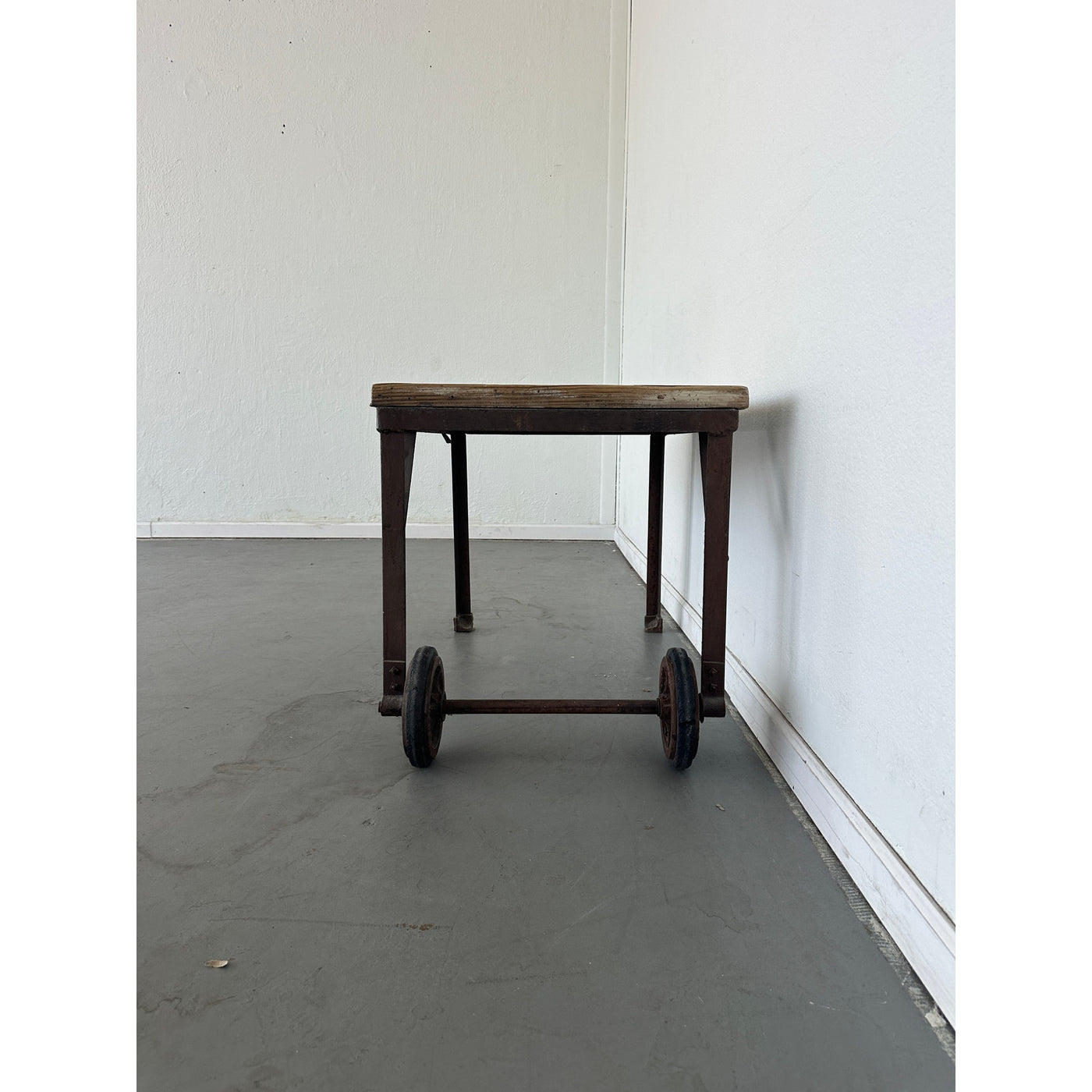 Antique Industrial Rolling Table