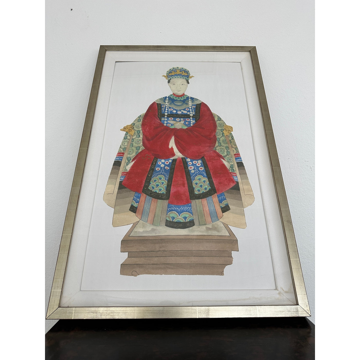 Neiman Marcus Regal Asian Figure Statuette Print I & II (Set of 2)