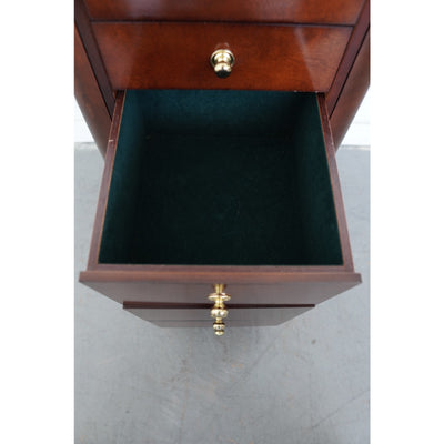 Powell Mahogany Finish Jewelry Armoire