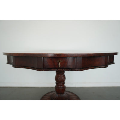 Jonathan Charles Finely Inlaid Mahogany Centre Table