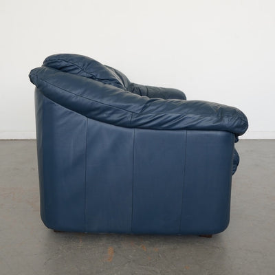 Vintage Viewpoint Leather Works Leather Sofa
