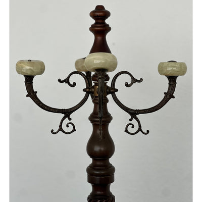 Antique German Barley Twist Hall Tree