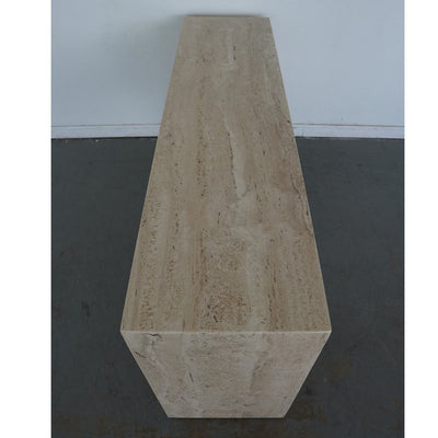 Banana Republic Home Brooklyn Travertine Console