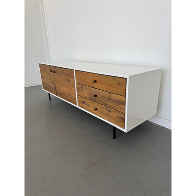 West Elm Reclaimed Wood and Lacquer Media Console