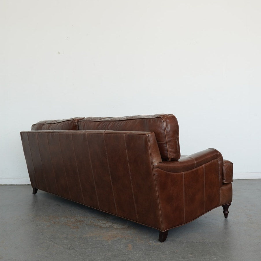 Ballard Designs Wynne Leather Sofa