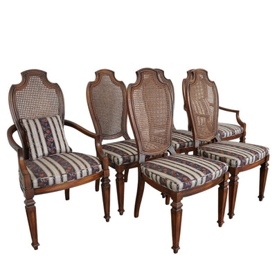 Vintage Century Furniture Louis XVI-Style Cane Back Dining Chairs (Set of 6)