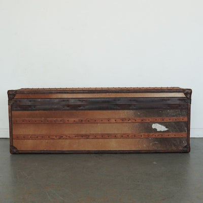 Timothy Oulton Cowhide Harrow Trunk