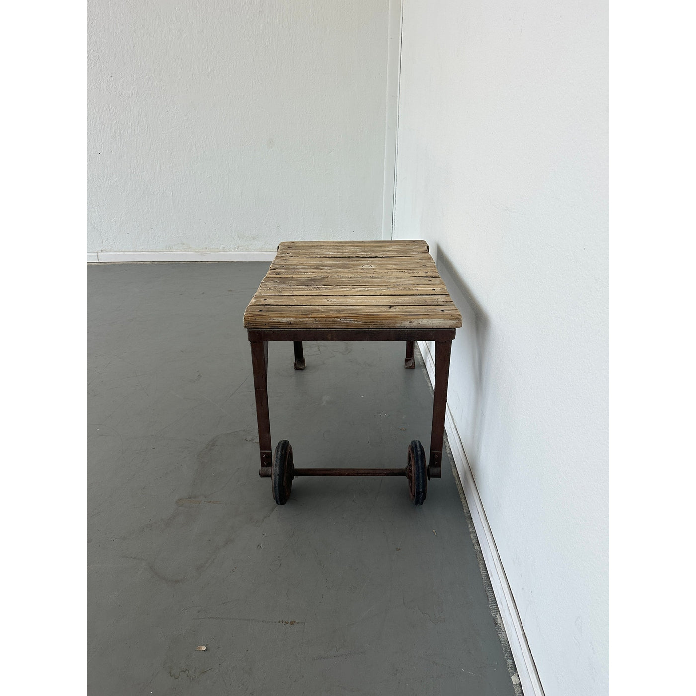 Antique Industrial Rolling Table