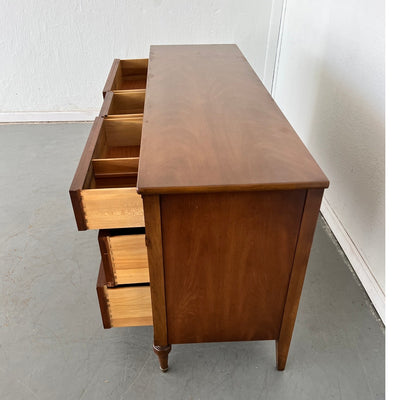 Vintage White Fine Furniture Chest of Drawers with Mirror