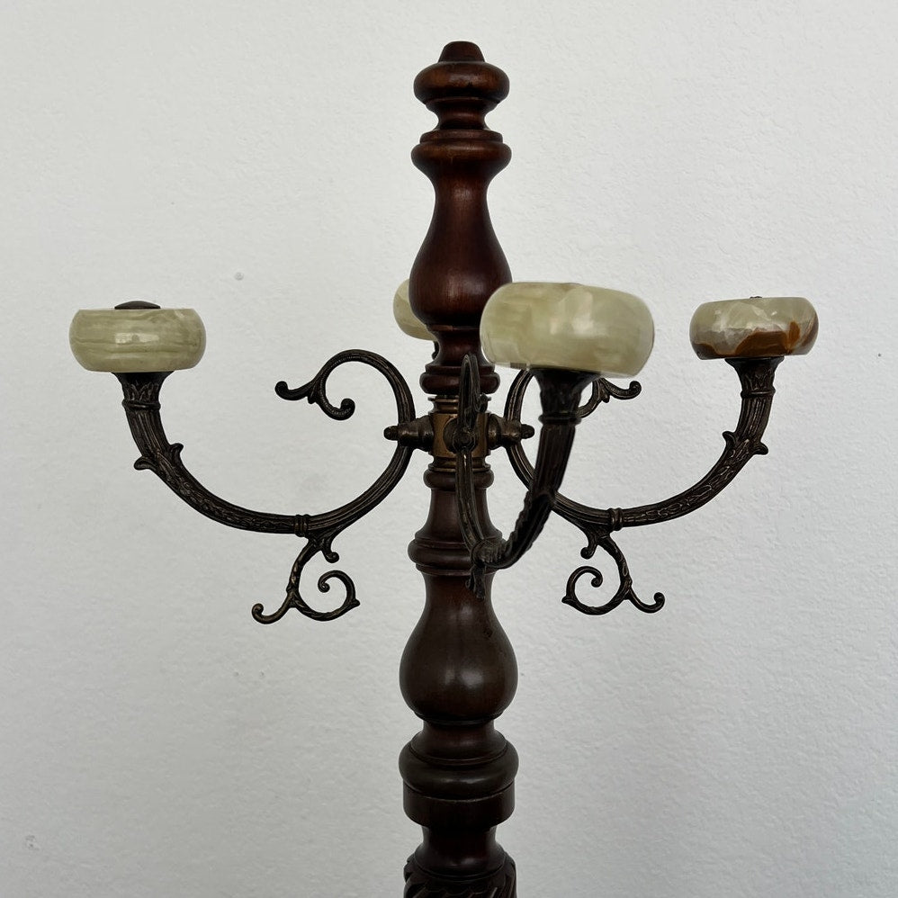Antique German Barley Twist Hall Tree