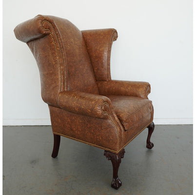 Hancock & Moore George III Tufted Wing Chair