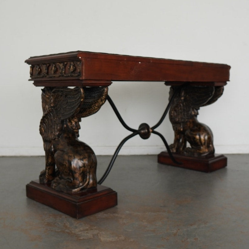 Vintage Neoclassical Style Console Table