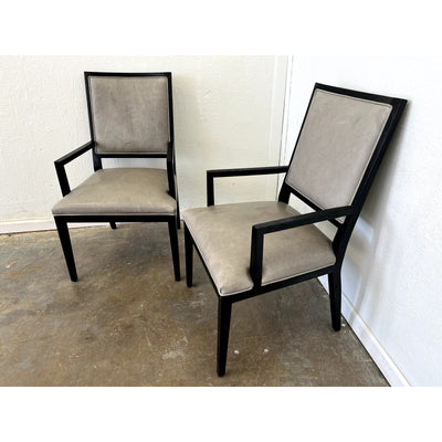 Restoration Hardware French Contemporary Leather Armchairs