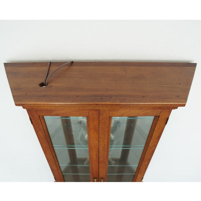 Lighted Curio Cabinet with Glass Doors