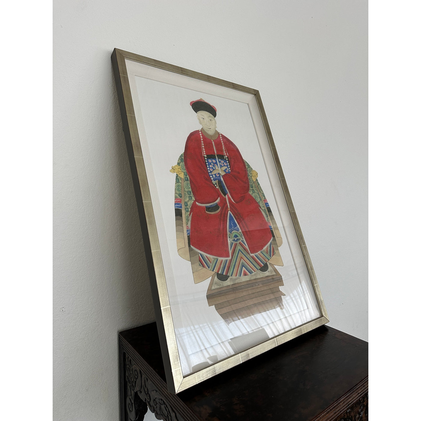 Neiman Marcus Regal Asian Figure Statuette Print I & II (Set of 2)