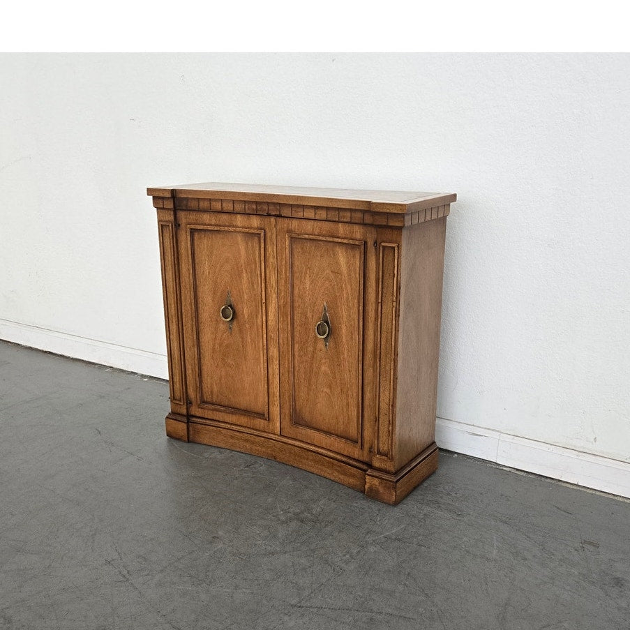 Vintage Drexel Triune Demilune Cabinet