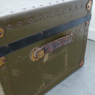 Vintage Military-Style Trunk