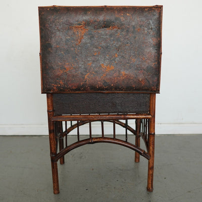 Antique Bamboo Sewing Table