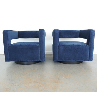 Restoration Hardware Drew Swivel Chair (Set of 2)