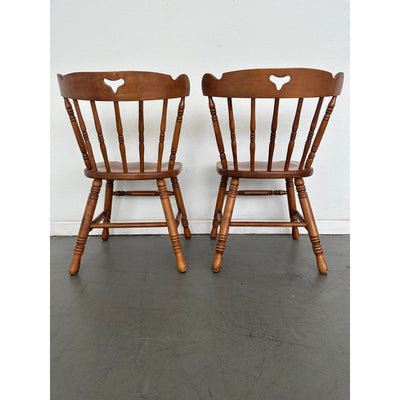 Vintage Tell City Andover Maple Spindle Back Chair (Set of 4)