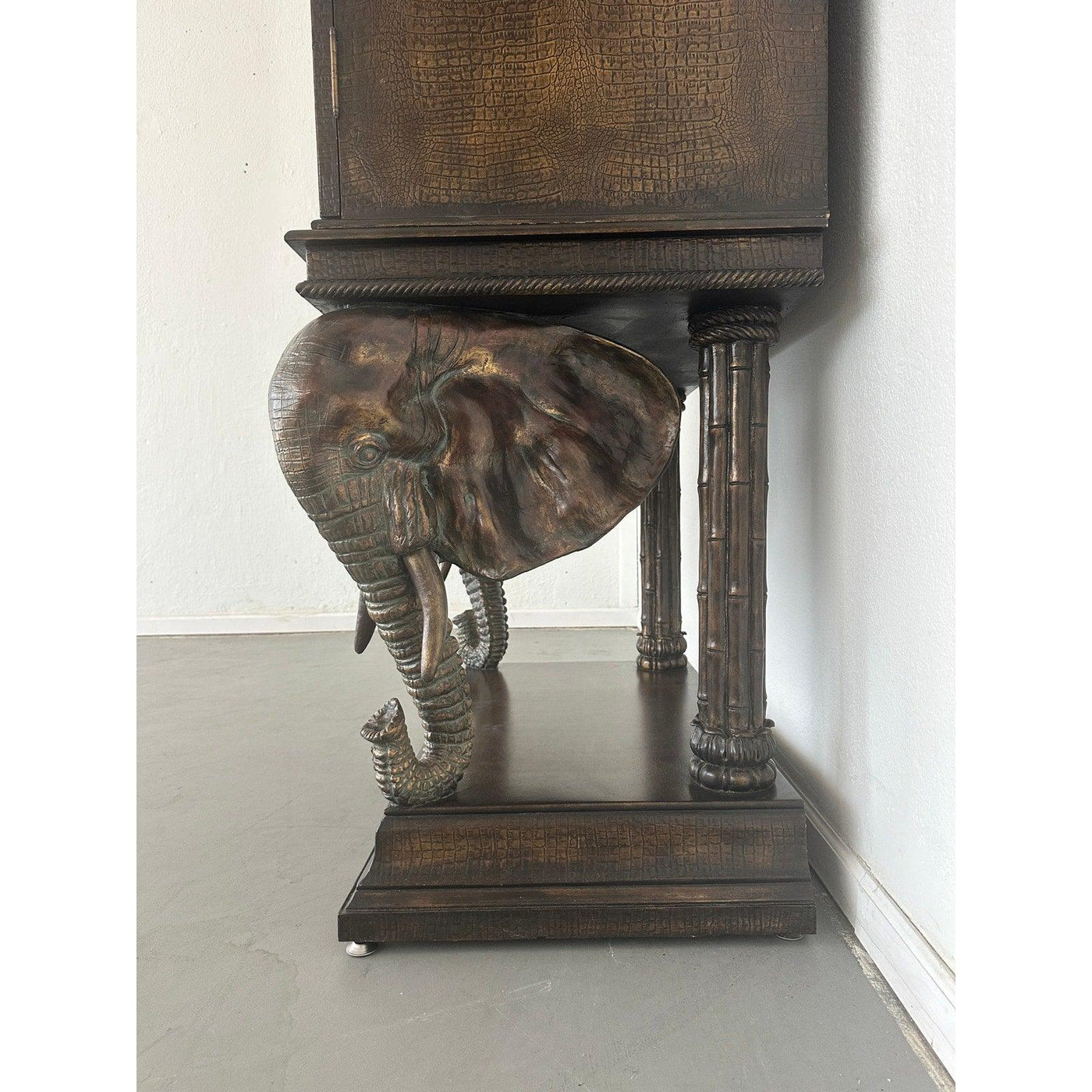 Vintage Safari Wine Cabinet