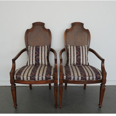 Vintage Century Furniture Louis XVI-Style Cane Back Dining Chairs (Set of 6)