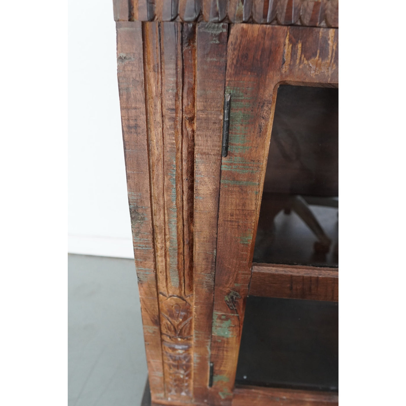 European Hand-Carved Reclaimed Wood Sideboard