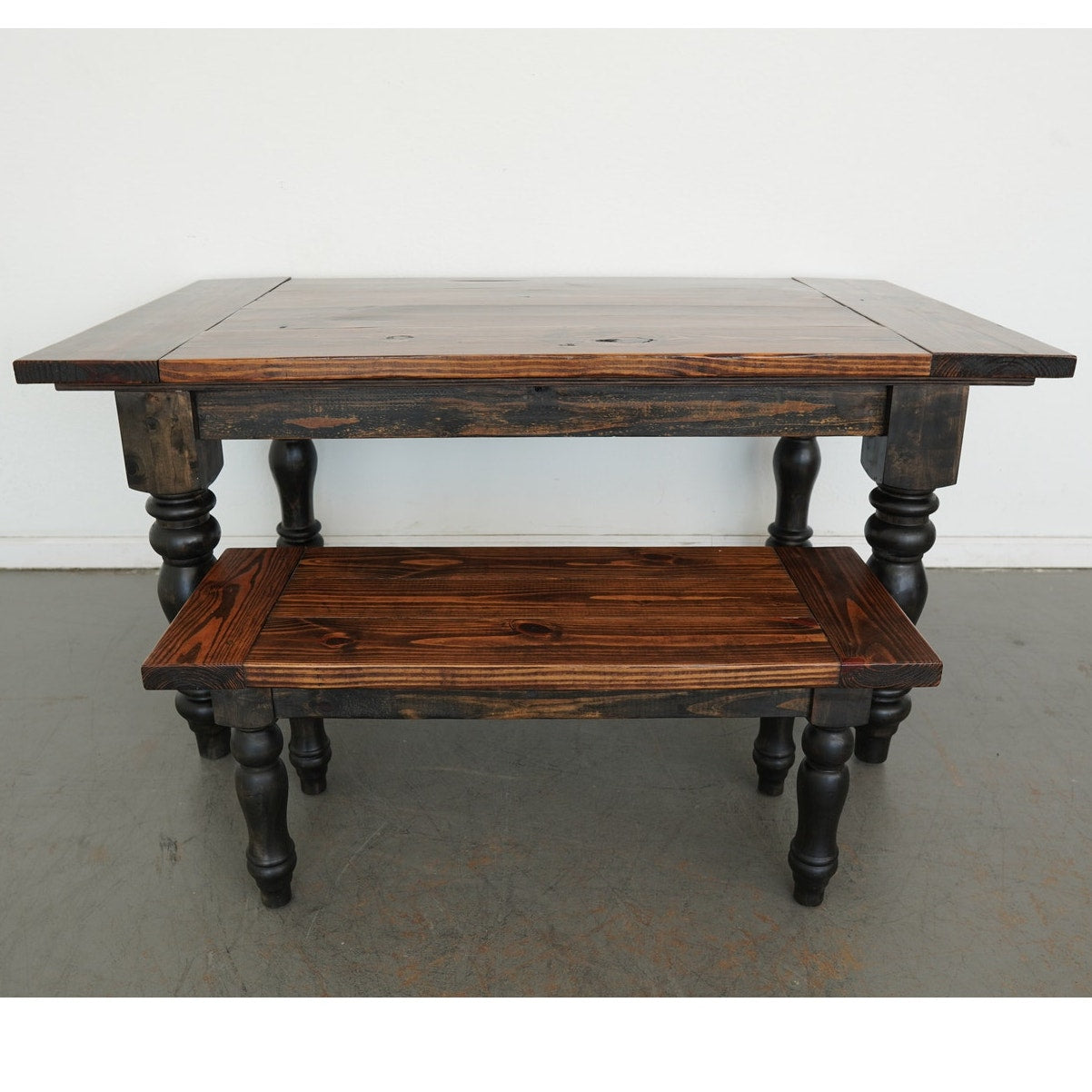 Handmade Farmhouse Table & Bench