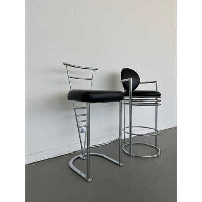 Gunmetal Bar Stools by Design Institute of America, 1970s