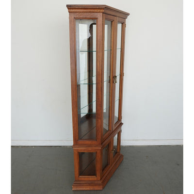 Lighted Curio Cabinet with Glass Doors