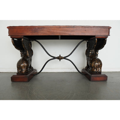 Vintage Neoclassical Style Console Table