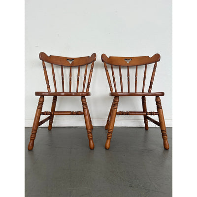 Vintage Tell City Andover Maple Spindle Back Chair (Set of 4)
