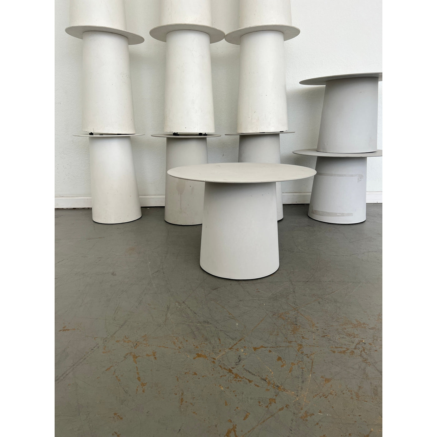 Blu Dot Assorted Circula Side Tables (Set of 12)