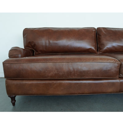 Ballard Designs Wynne Leather Sofa