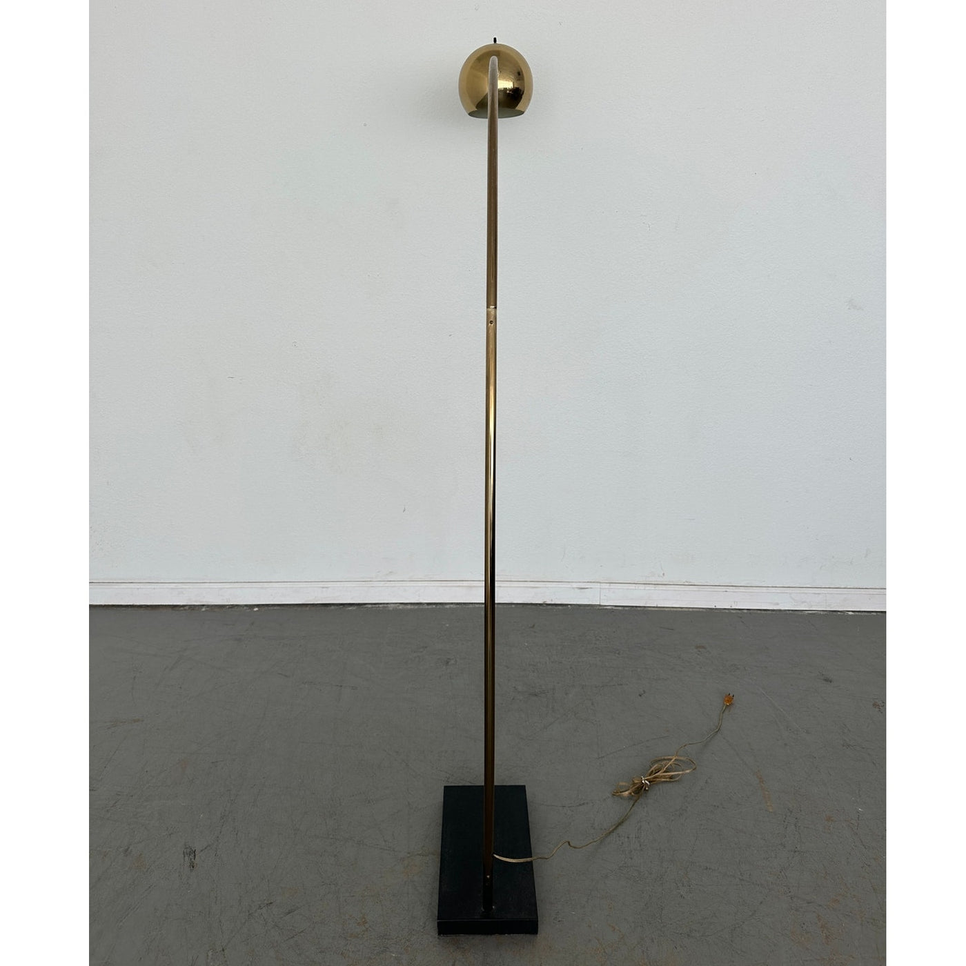 Vintage Mid-Century Brass Arc Floor Lamp