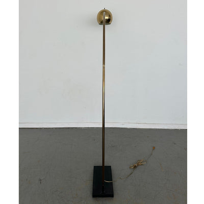 Vintage Mid-Century Brass Arc Floor Lamp