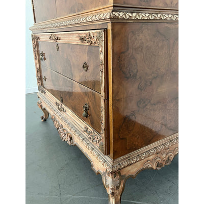 Antique French Rococo Revival Tallboy Chest