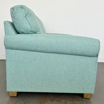 My Coastal Home Aqua Blue Coastal Loveseat
